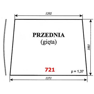 VENTANAS PARTE DELANTERA PRONAR 82A, 82SA, 1025A, 1221A  