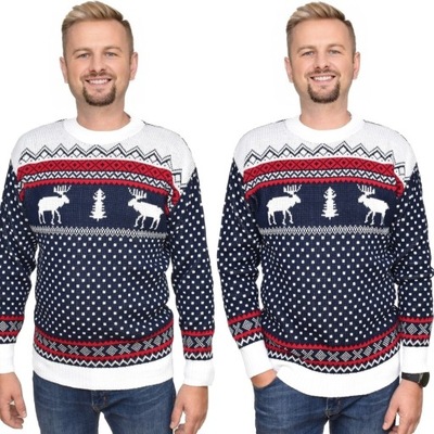 SWETER ŚWIĄTECZNY DLA MĘŻCZYZNY CHŁOPAKA GIFT L