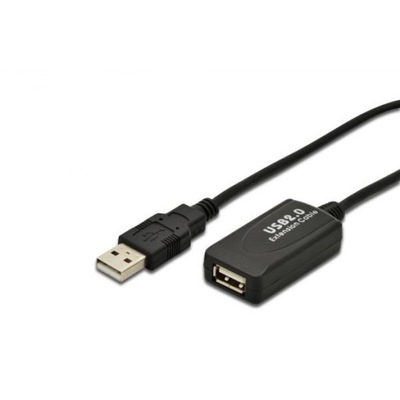 Digitus Przedłużacz USB 2.0 HighSpeed aktywny 5m