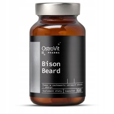 Bison Beard OstroVit 60 kap Zdrowa Broda Włosy