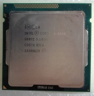 Procesor Intel Core I5 3340 4x3,1 GHz