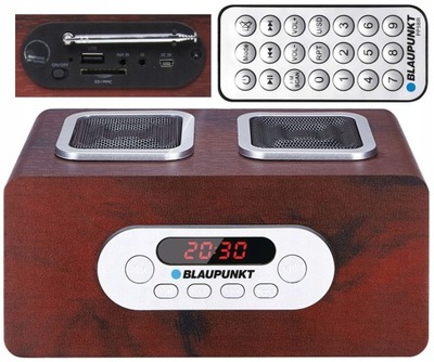 Radio kuchenne retro bluetooth przenośne Blaupunkt PFM USB/SD AUX