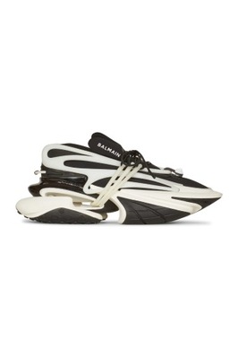 BALMAIN - Czarno-białe sneakersy Unicorn 40