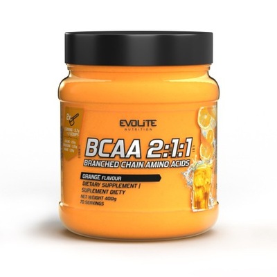 EVOLITE BCAA 2:1:1 400g AMINOKWASY AMINO EGZOGENNE