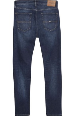Tommy Jeans spodnie Austin Slim Tprd Cnd niebieski