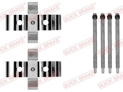 SET ACCESSORIES PADS BRAKE 109-0054  