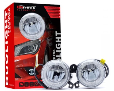 2w1 фонари дневные led + противотуманные фары vw golf v 2003-09 фото №1