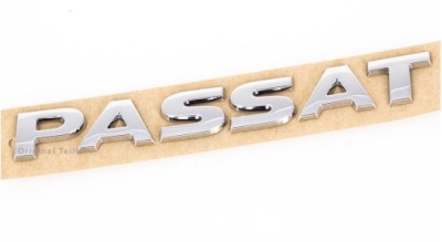 Надпись vw passat b8 хром оригинал 3g0853687 2zz фото №1