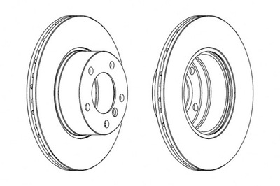 FERODO ДИСКИ ТОРМОЗНЫЕ ТОРМОЗНЫЕ 2 ШТУКИ. ПЕРЕД BMW 5 E39 2.0-3.5 09.95-05.04