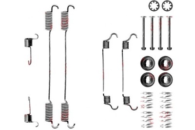 QUICK BRAKE KOMPLEKTAS MONTAVIMO APKABŲ STABDŽIŲ BENDIX CITROEN 