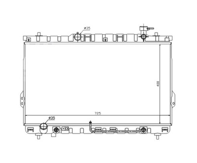 РАДИАТОР HYUNDAI SANTAFE 00- 2531026050
