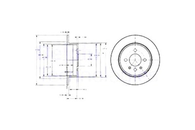 DISCOS DE FRENADO 2SZT. PARTE TRASERA BMW 3 E21 3 E30 Z1 1.6-2.7 01.78-06.94  