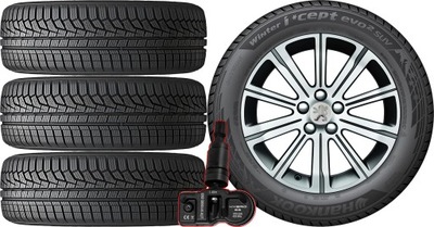 RUEDAS INVIERNO PEUGEOT 3008 HANKOOK 215/65R17 TPMS  