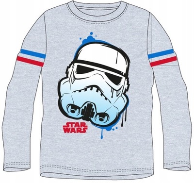 KOSZULKA TSHIRT BLUZKA STAR WARS GWIEZDNE WOJNY DŁUGI RĘKAW - 116