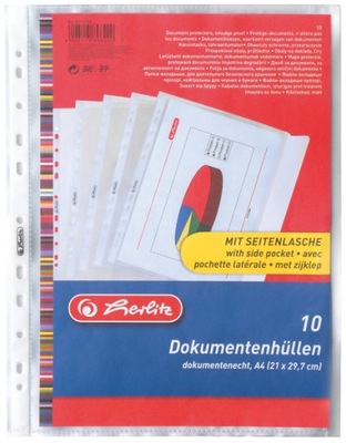 Obwoluta A4 z klapką A4, 5896204, Herlitz Herlitz