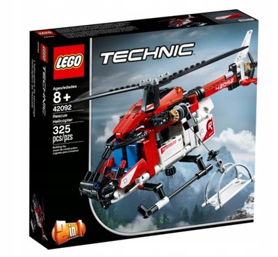 LEGO TECHNIC Helikopter ratunkowy 2w1 42092
