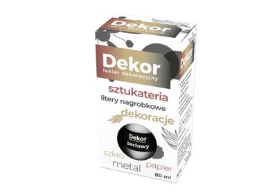 Inchem Dekor Lakier dekoracyjny 80 Ml Perłowy