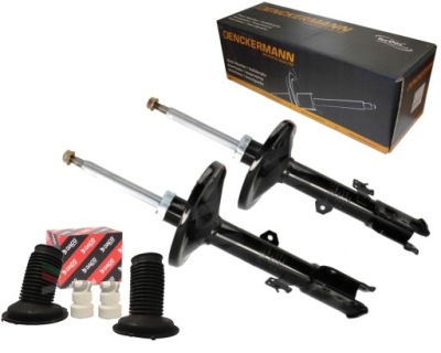 Denckermann 2x амортизатори + захист відбійники toyota rav-4 ii 2000-2005 перед фото №1