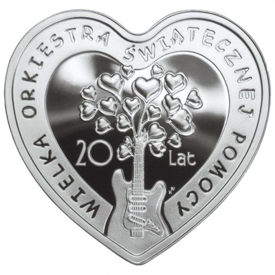 10 zł 2012 WOŚP - srebrna moneta historyczna