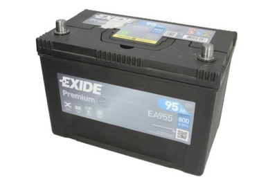 АКУМУЛЯТОР EXIDE PREMIUM 12V 95AH 800A L+ EA955 MOŻLIWY DOWÓZ МОНТАЖ