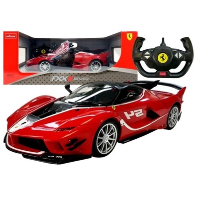 ND24_4680 Auto R/C Ferrari Rastar 1:14 Czerwone na pilota