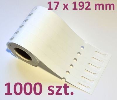 Etykiety pętelkowe szkółkarskie 17x190 mm 1000 szt.