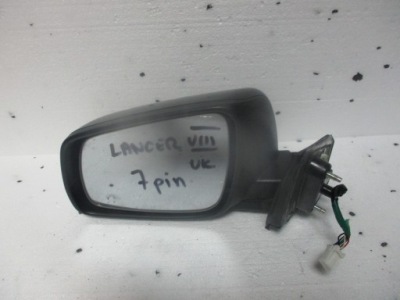 Зеркало левая mitsubishi lancer x 07- 7pin uk фото №1