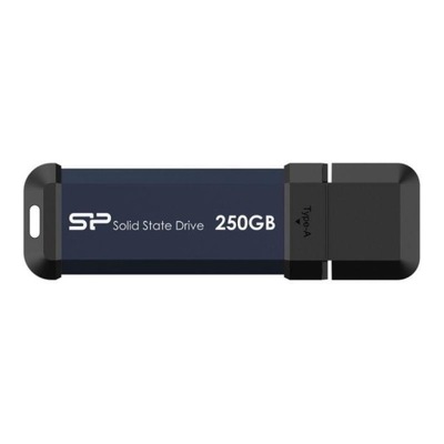 Dysk zewnętrzny SSD Silicon Power MS60 250GB USB 3.2 Gen2 600/500 MB/s Nieb