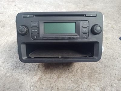 Радио cd blues skoda fabia ii roomster 5j0035152d фото №1