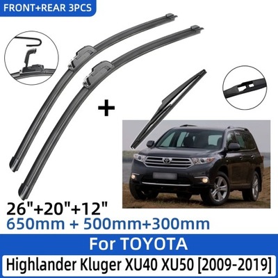 3 PIEZAS PARA TOYOTA HIGHLANDER KLUGER XU40 XU50 2009-2019 26 