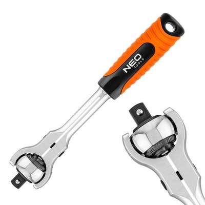 NEO TOOLS LLAVES GRZECHOTKA 1/2 360° 72T CRV 250MM TUV M+T 08-546  