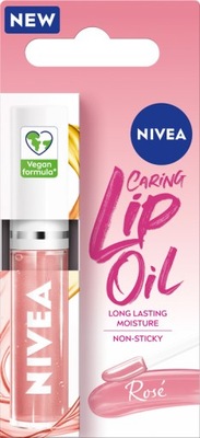 NIVEA Nawilżający olejek do ust pielęgnujący błyszczyk Rosé