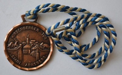 Niemcy medal z zawodów pływackich Arnsberg 1974