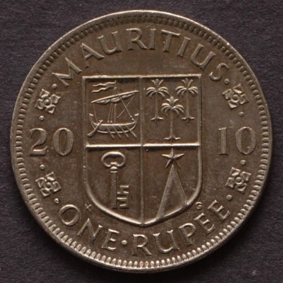 Mauritius - 1 rupee 2010