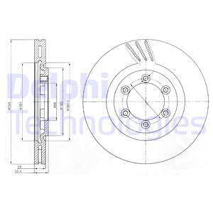 DISCO HAM PARTE DELANTERA 294X26 V  