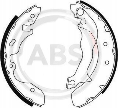 КОЛОДКИ ГАЛЬМІВНІ FORD MONDEO УНІВЕРСАЛ 93-00 (228X45MM) FORD MONDEO 93-94, M