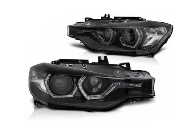 ŽIBINTAI BMW F30 F31 11-15 LED BLACK DRL XENON AFS 