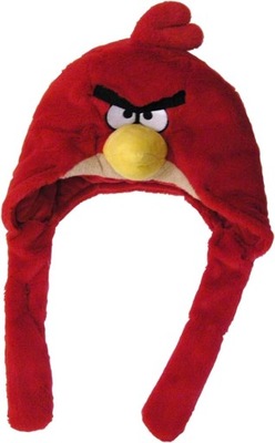 Angry Birds Czapka Pluszowa z uszami Czerwony Ptak jak maskotka Rovio