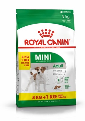 ROYAL CANIN MINI ADULT MAŁE RASY 8 KG + 1KG GRATIS