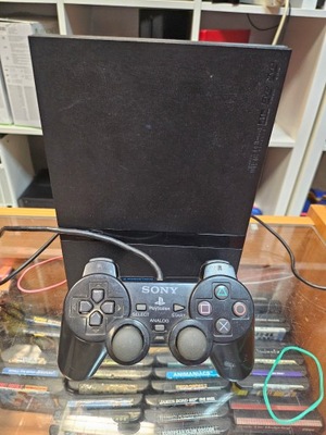 KONSOLA SONY PLAYSTATION 2 SLIM + PAD SONY BDB 100% OK SklepRetroWWA