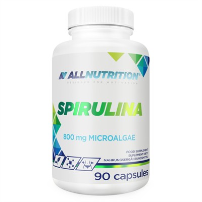 ALLNUTRITION SPIRULINA 90KAPSUŁEK 800mg ALGI MORSKIE W TABLETKACH ODPORNOŚĆ