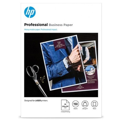 HP PROF MATTE FSC, papier, matowy, biały, A4, 200