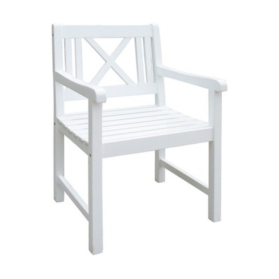Fotel tradycyjny biały
