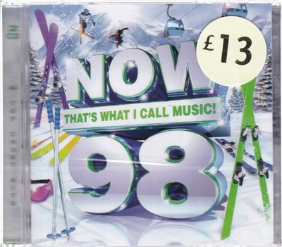 2 CD- SKŁADANKA- NOW THAT'S WHAT I CALL MUSIC 98 (NOWA W FOLII)