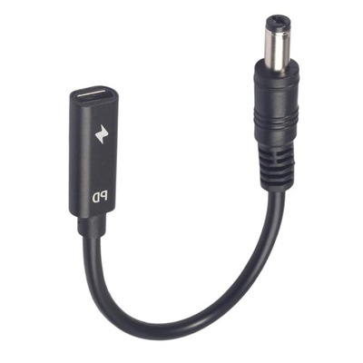 USB 3.1 typ C USB C do DC 20 V 5,5 2,5 mm u0026 2,1 mm wtyczka PD kabel ładujący