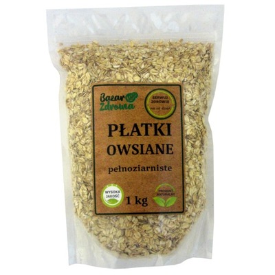 Płatki owsiane 1kg PEŁNOZIARNISTE ZDROWE DIETA