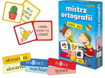 Gra zręcznościowa Mistrz ortografii Gra edukacyjna Adamigo