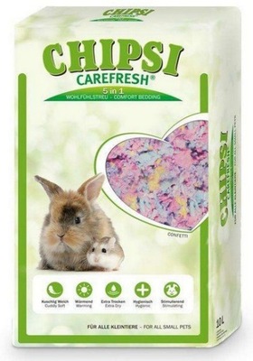 Chipsi CareFresh Confetti 10L - ściółka różnokolorowa