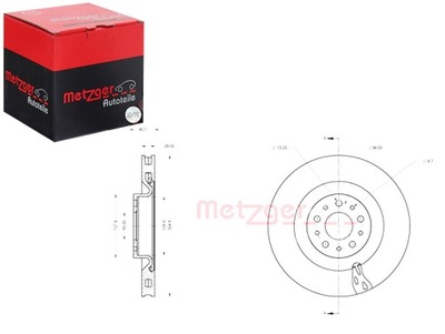 DISCOS DE FRENADO 2 PIEZAS METZGER  