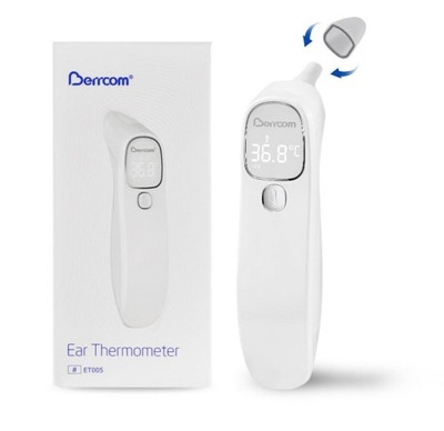 Berrcom Termometr czołowy i uszny dla dorosłych i dzieci